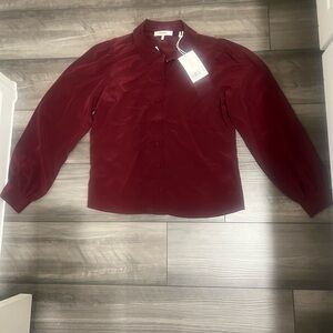 Frame Denim Rich Burgundy Top
